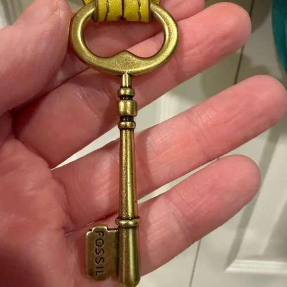 Yellow and Blue FOSSIL pebbleleather Women's Shoulder/Crossbody Bags (set of 2) - Picture 3 of 16